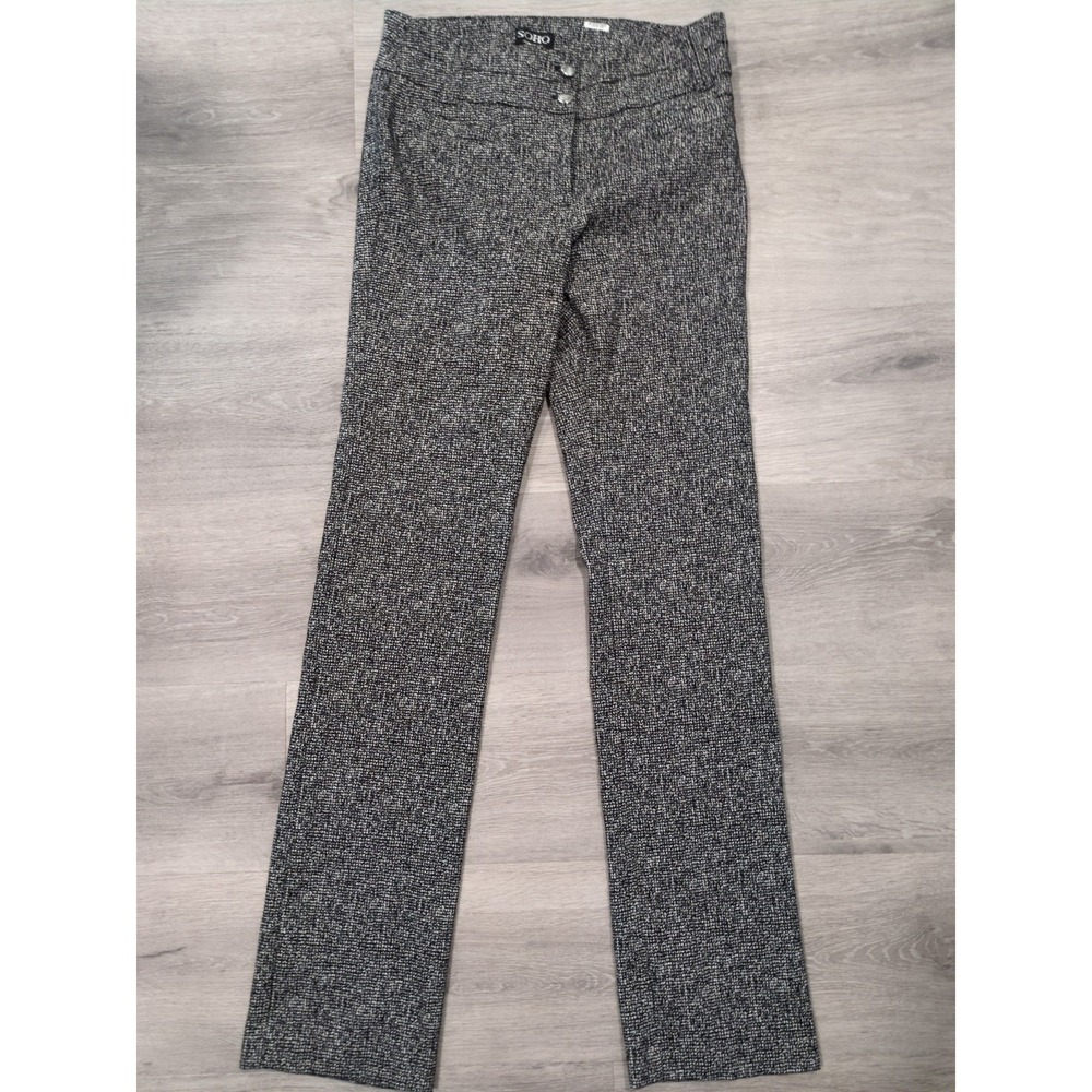 soho apparel ltd pants 6 Black/White